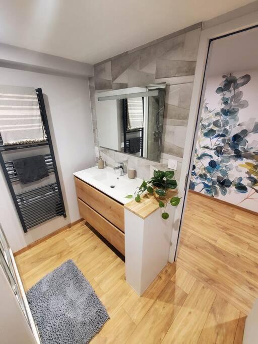 Sur Le Chemin Du Cens Apartment Orvault Bagian luar foto
